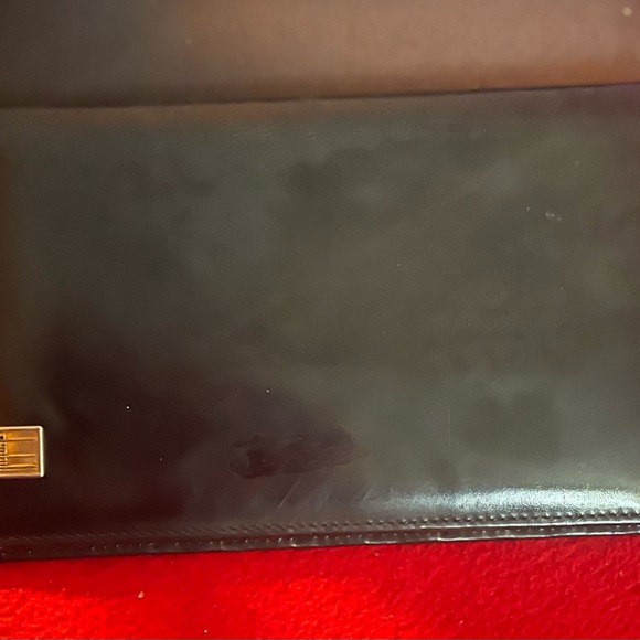 Dunhill Black Leather Wallet with Gold Detail - Picture 1 of 8